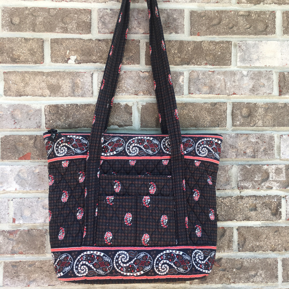 Vera Bradley Large Villager Purse Houndstooth